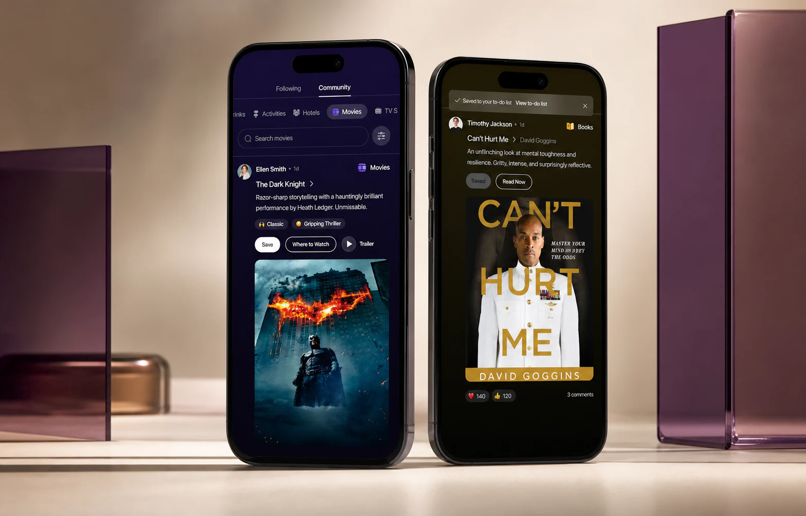 Verified Recs advertising visual built from authentic product screens